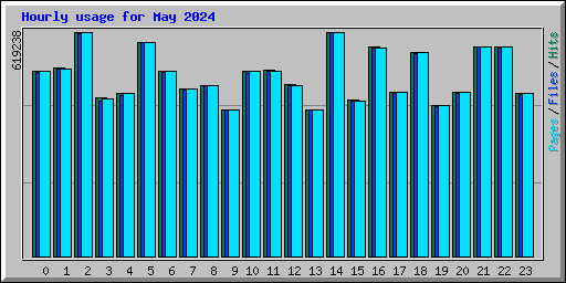 Hourly usage for May 2024